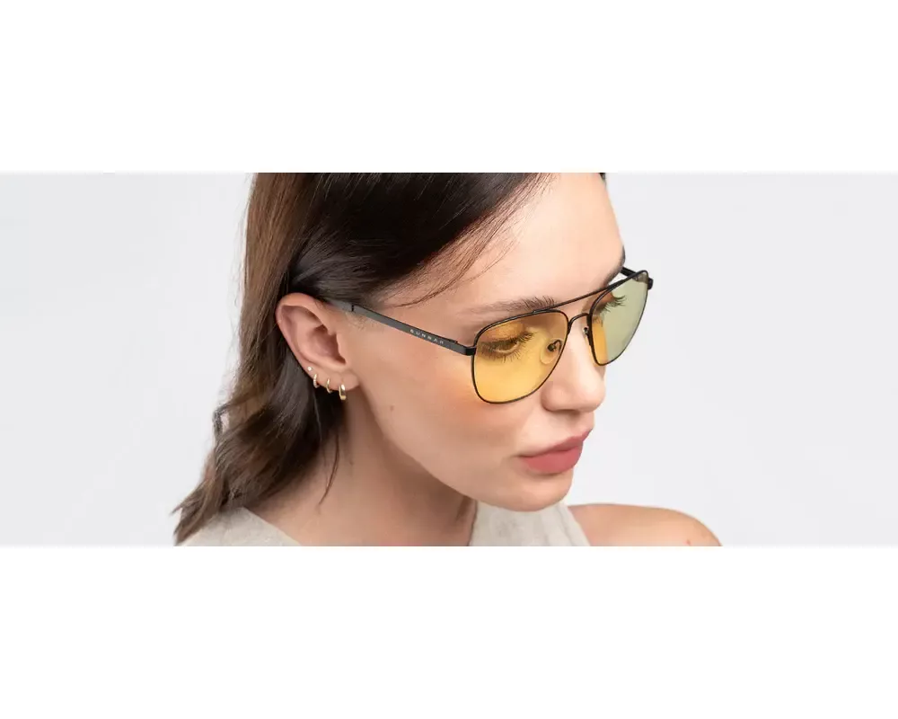 Очила за компютър Компютърни очила GUNNAR Mustang Onyx, Amber 5