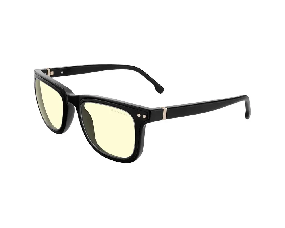 Очила за компютър Комплект GUNNAR Cupertino Onyx с два вида стъкла Amber и Clear с калъф 7