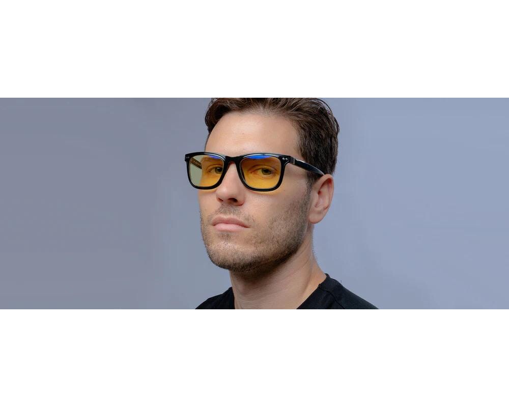 Очила за компютър Комплект GUNNAR Cupertino Onyx с два вида стъкла Amber и Clear с калъф 4