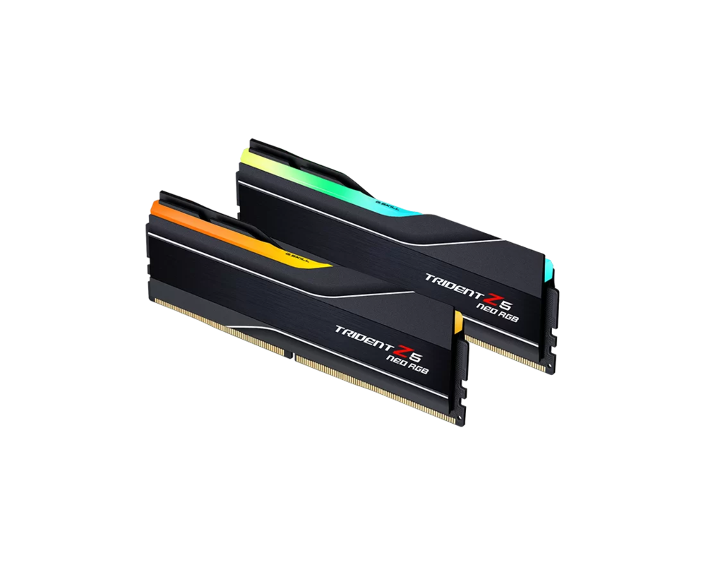 Памет G.SKILL Trident Z5 Neo RGB 32GB(2x16GB) DDR5 6400MHz F5-6400J3039G16GX2-TZ5NR - AMD EXPO 2