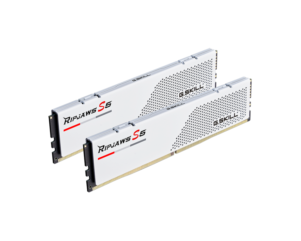 Памет G.SKILL Ripjaws S5 White 64GB(2x32GB) DDR5 6000MHz - Intel XMP 2