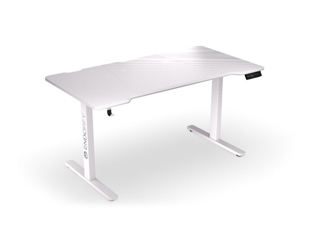 Геймърско бюро ENDORFY - Atlas L Electric - Onyx White 2