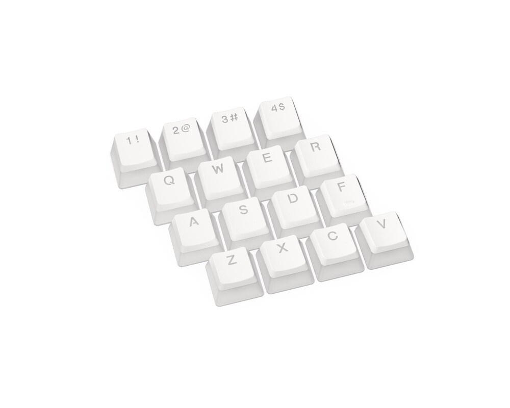 Геймърски аксесоари Капачки за механична клавиатура ENDORFY - 124 бр PBT - Onyx White 2