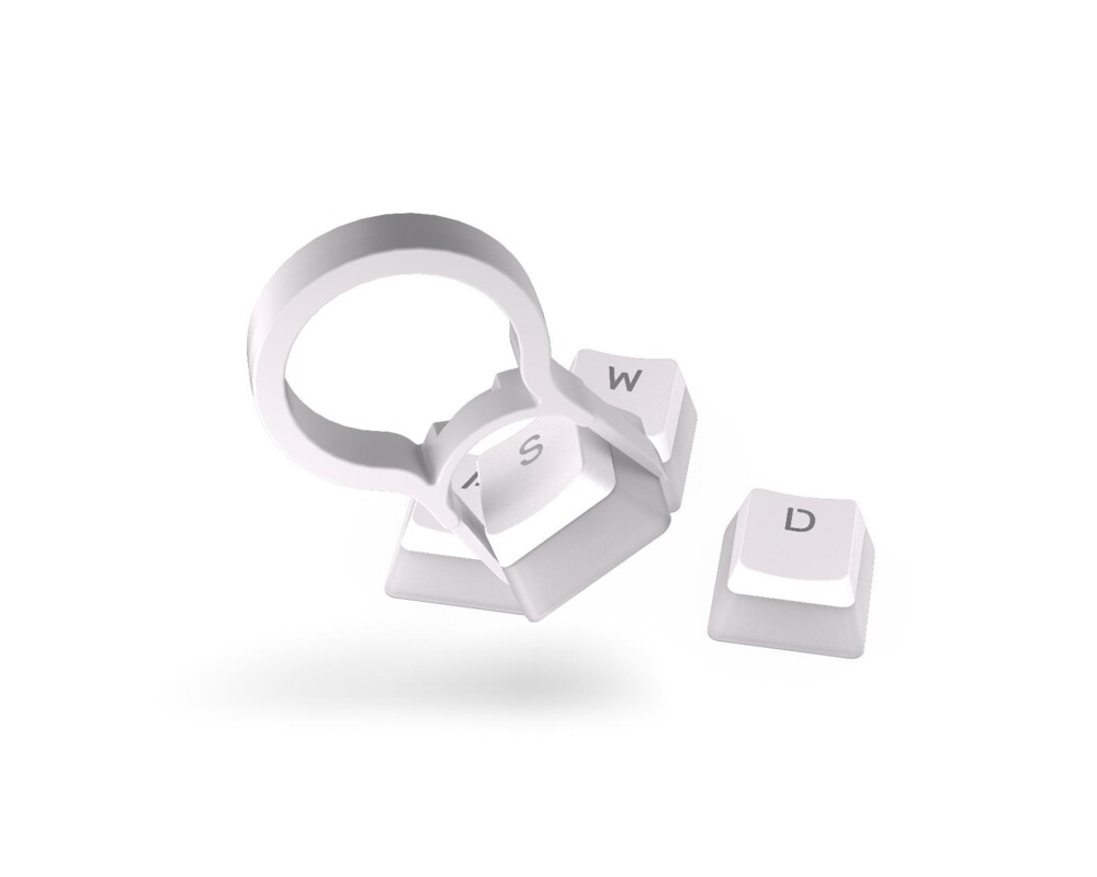 Геймърски аксесоари Капачки за механична клавиатура ENDORFY - 124 бр PBT - Onyx White 8