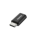 <span>Адаптери</span> HAMA Адаптер, Micro-USB - USB-C, USB 2.0, OTG, 480 Mbit/s <span class='catalog-num-in-name'>HAMA-300095</span> - 