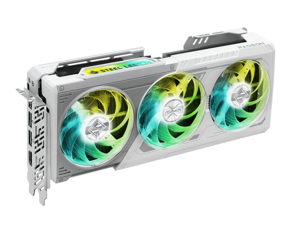Видеокарта ASRock AMD Radeon RX 9070 XT Steel Legend 2
