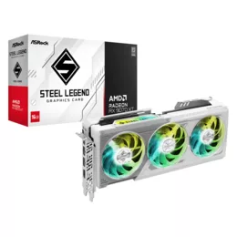  ASRock AMD Radeon RX 9070 XT 16GB Steel Legend 806150 RX9070XT SL 16G на топ цена - PIC.bg
