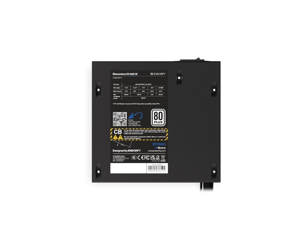 Захранване Endorfy Elementum E5 550W 80 PLUS 6