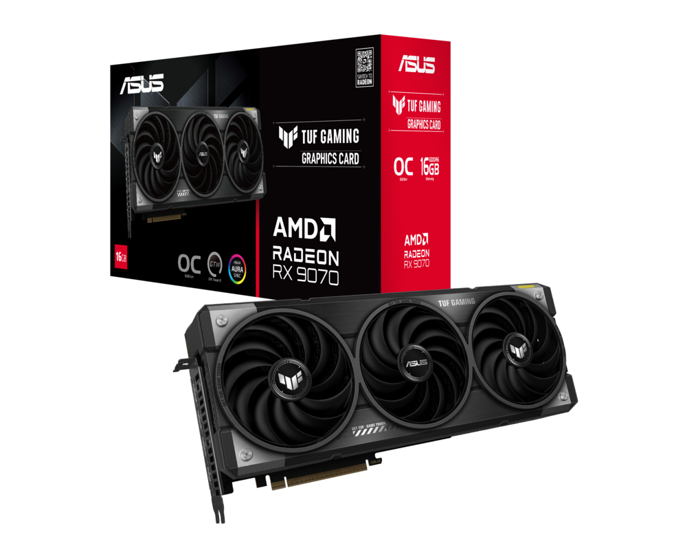 Видеокарта ASUS TUF Gaming RADEON RX 9070 OC 16GB GDDR6 8