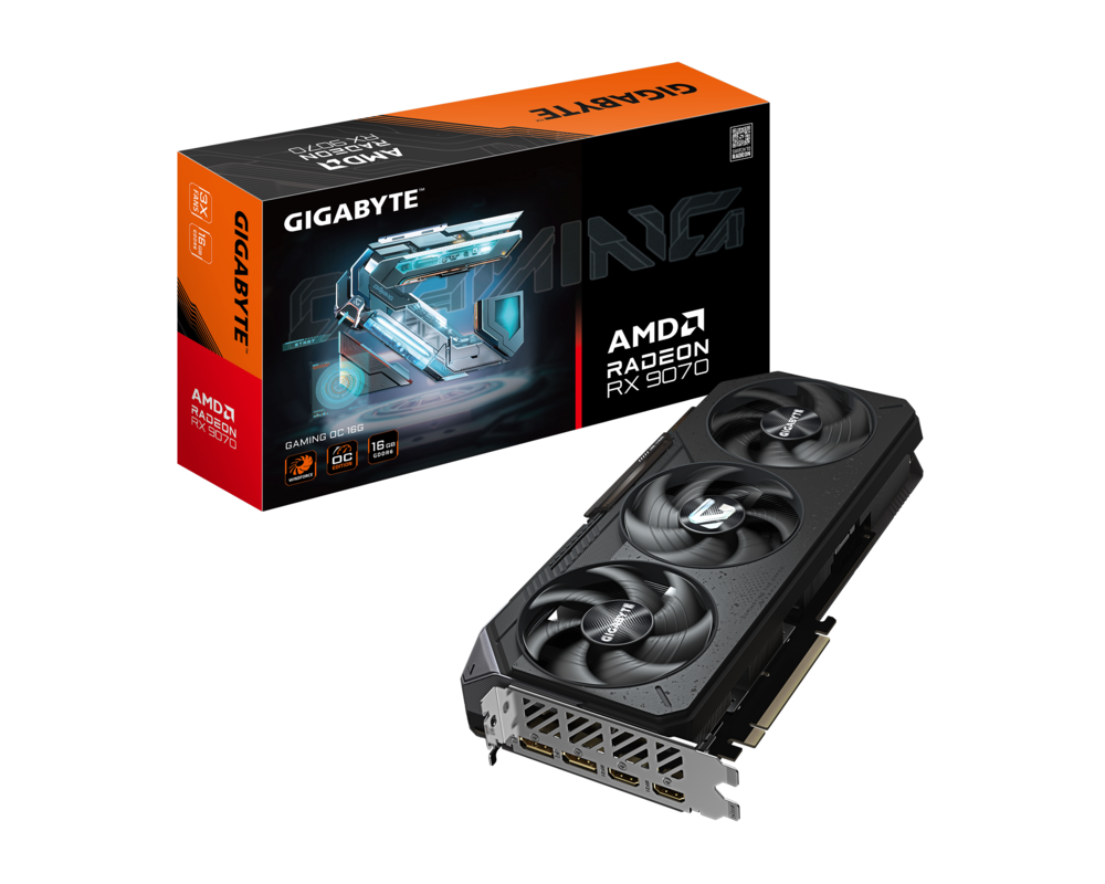 Видеокарта GIGABYTE RADEON RX 9070 GAMING OC 16GB GDDR6 10
