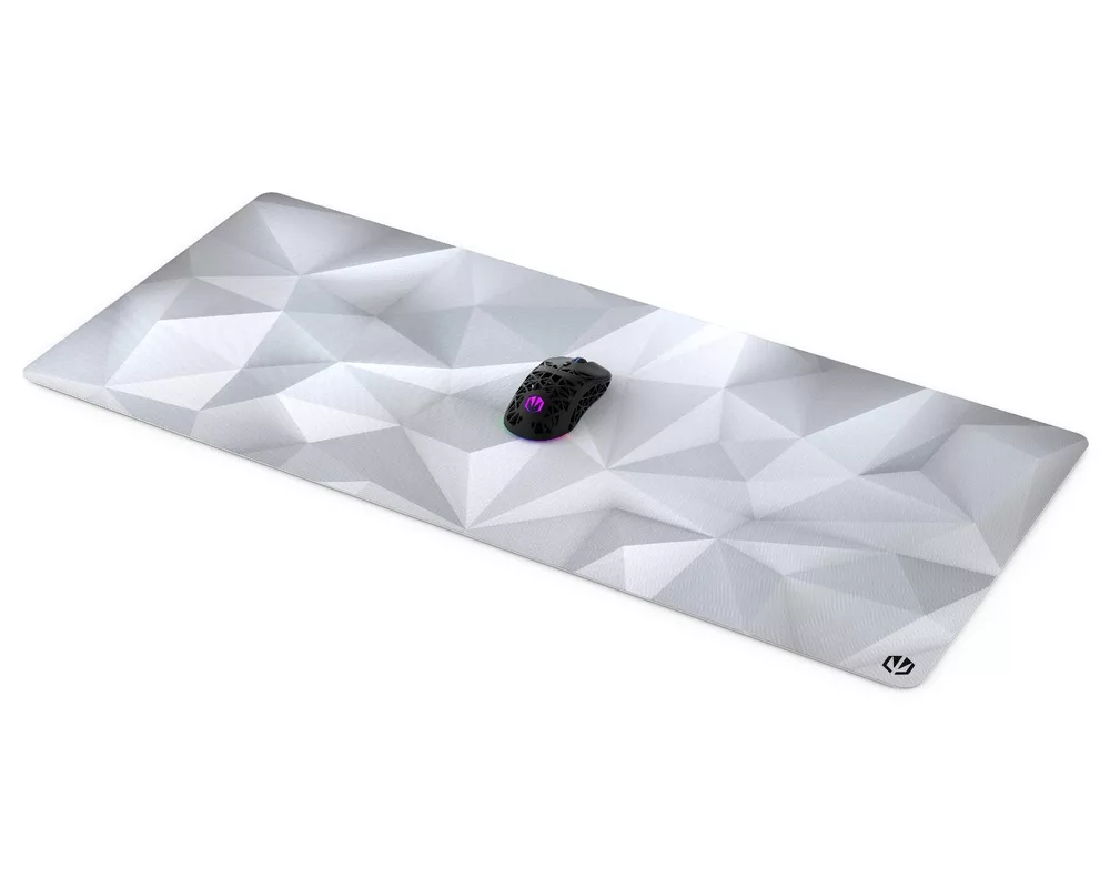 Пад за мишка Подложка за мишка ENDORFY Crystal Onyx White - XL 3