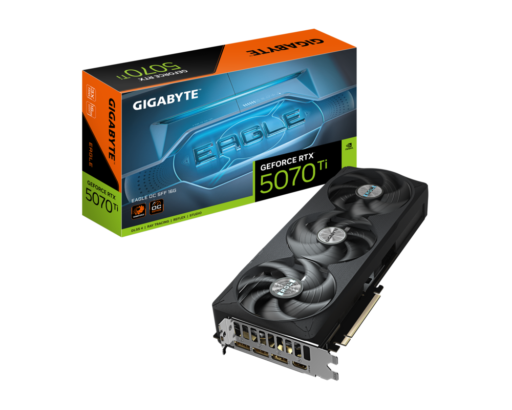 Видеокарта GIGABYTE RTX 5070 TI EAGLE OC SFF 16GB GDDR7 10