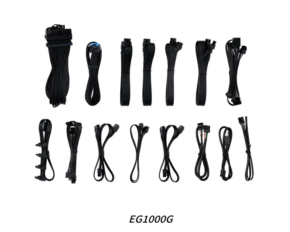 Захранване Lian Li EDGE 1000W 80+ Gold PCIe 5.1, ATX 3.1 - Черно 10