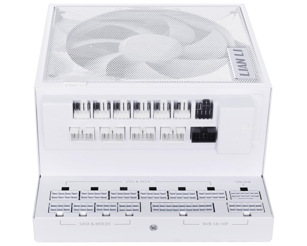 Захранване Lian Li EDGE 1200W 80+ Gold PCIe 5.1, ATX 3.1 - Бяло 7