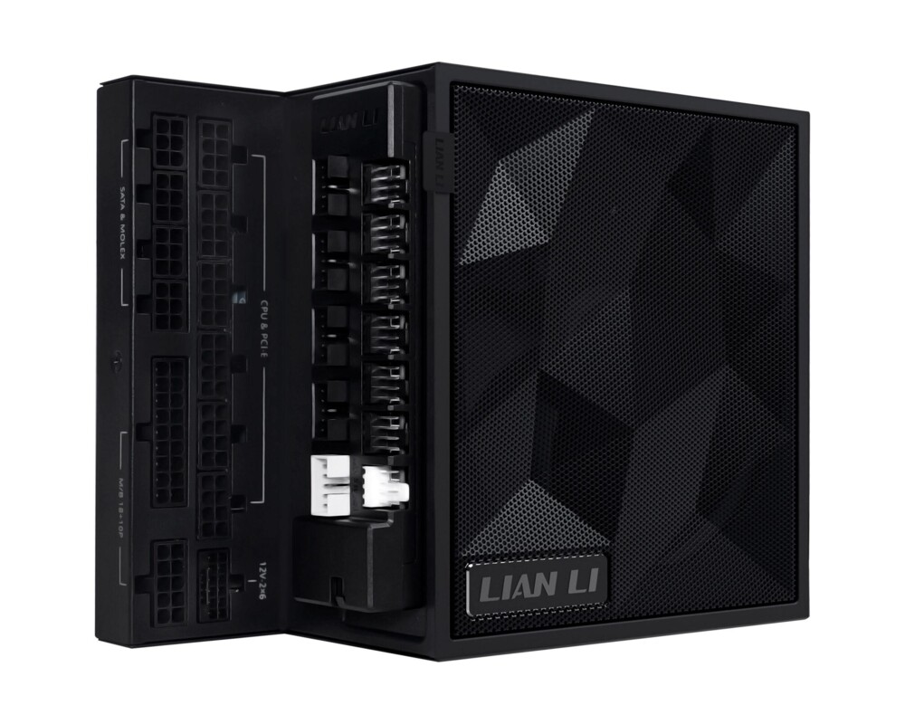 Захранване Lian Li EDGE 1200W 80+ Gold PCIe 5.1, ATX 3.1 - Черно 2