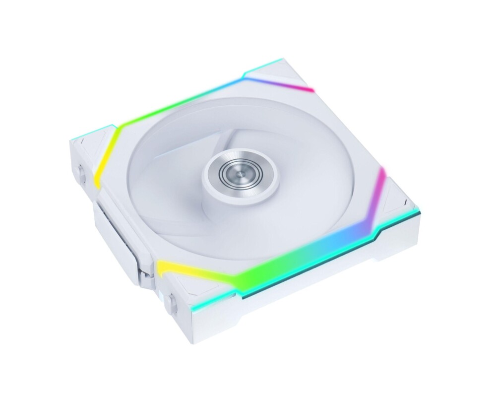 Вентилатор и 3бр Lian Li UNI FAN SL Wireless ARGB PWM Reverse Blade - 120 mm Бели + Контролер 5