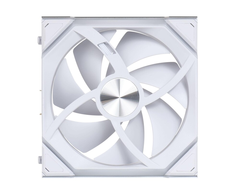 Вентилатор и 3бр Lian Li UNI FAN SL Wireless ARGB PWM Reverse Blade - 120 mm Бели + Контролер 6