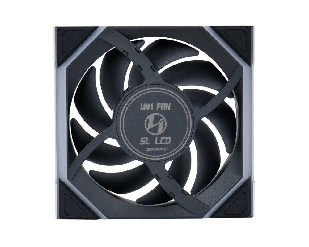 Вентилатор Lian Li UNI FAN SL Wireless LCD Reverse Blade ARGB PWM - 120 mm Черен 5