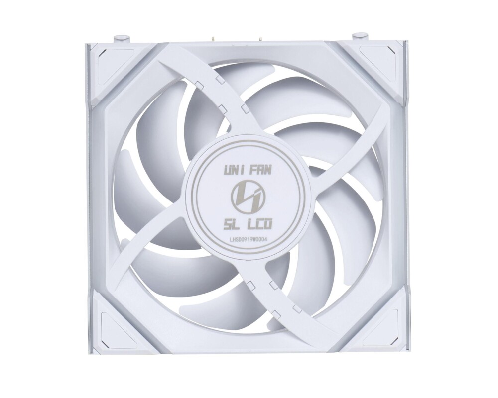 Вентилатор Lian Li UNI FAN SL Wireless LCD Reverse Blade ARGB PWM - 120 mm Бял 5