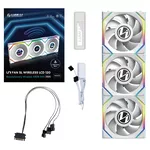 Вентилатор и 3бр Lian Li UNI FAN SL Wireless LCD ARGB PWM - 120 mm Бели 11