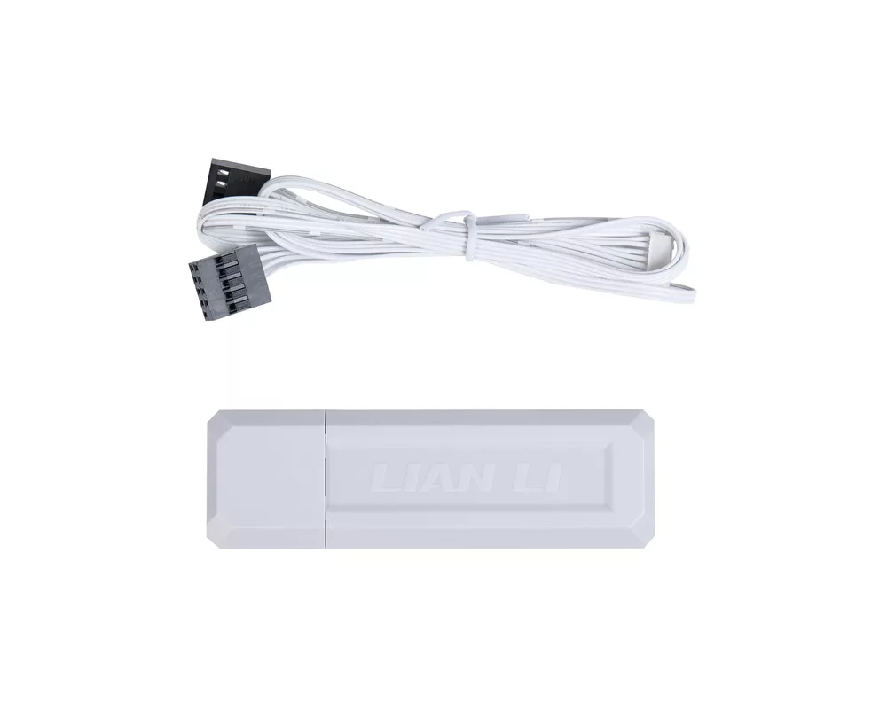 Вентилатор и 3бр Lian Li UNI FAN SL Wireless LCD ARGB PWM - 120 mm Бели 9