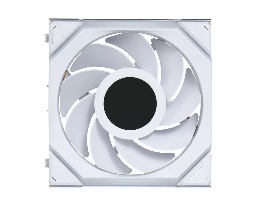 Вентилатор и 3бр Lian Li UNI FAN SL Wireless LCD Reverse Blade ARGB PWM - 120 mm Бели 6
