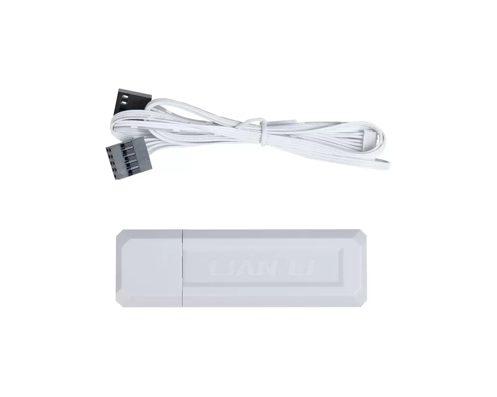Вентилатор и 3бр Lian Li UNI FAN SL Wireless LCD Reverse Blade ARGB PWM - 120 mm Бели 8