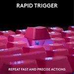 Клавиатура Геймърска механична клавиатура Logitech G Pro X RAPID TKL Magenta - Tactile Switch 3