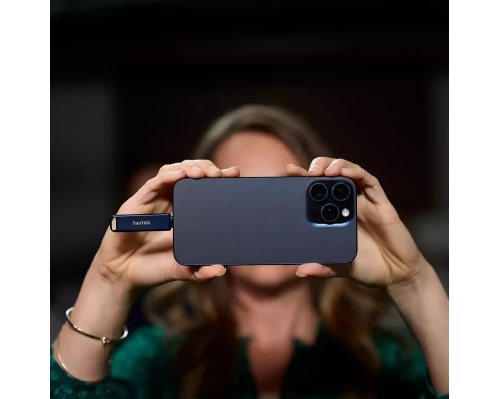 Флаш памет SanDisk Phone Drive for iPhone - 64GB,USB-A/ USB-C,100Mb/s 3