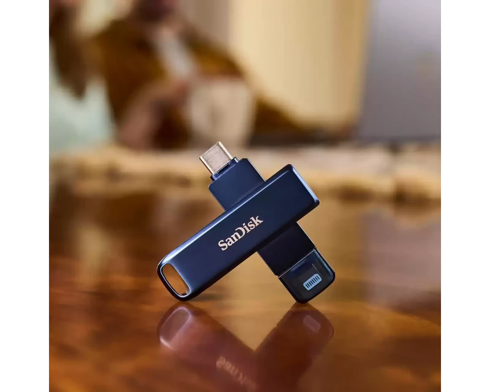 Флаш памет SanDisk Phone Drive for iPhone - 128GB, USB-A/ USB-C,100Mb/s 5