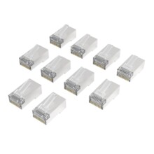  HAMA Накрайник RJ45, CAT 6a, 10 Gbit/s, екраниран, 10 бр. 808664 HAMA-200772 на топ цена - PIC.bg