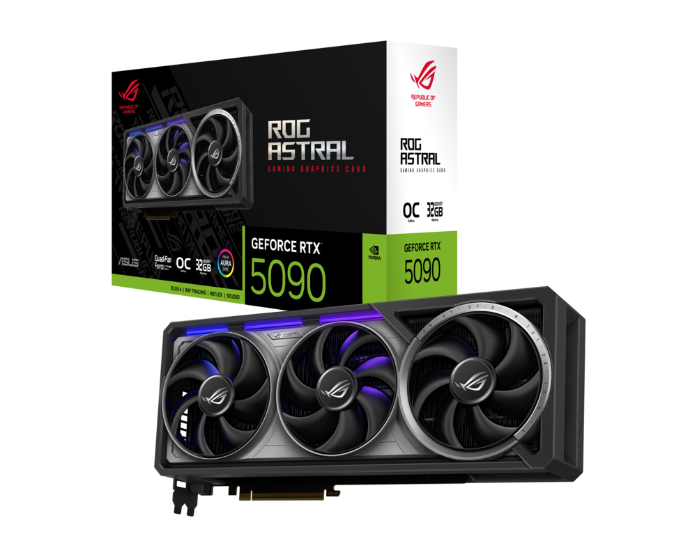 Видеокарта ASUS ROG Astral RTX 5090 OC 32GB GDDR7 12
