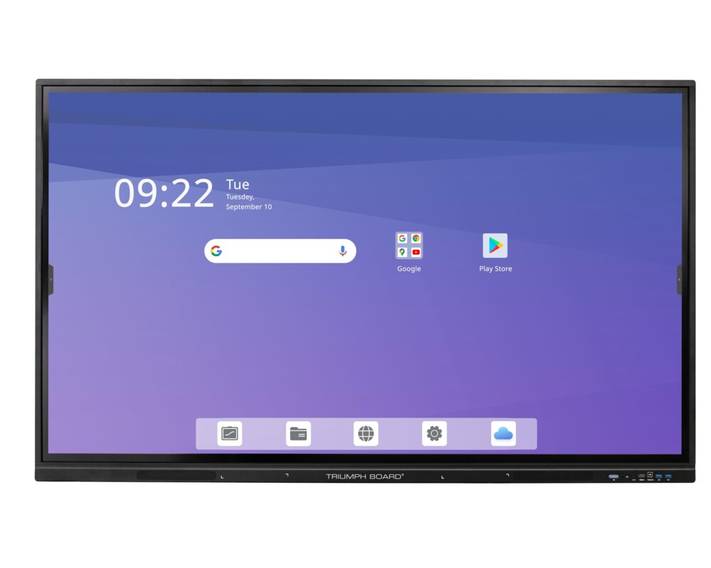 Интерактивен дисплей Интерактивен мулти-тъч дисплей TRIUMPH BOARD 75" IFP, Черен панел, Android 14 7