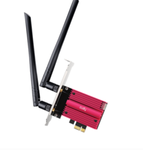  Cudy WE9300, PCIe, 3-бандов, 5.7 Gbps, 2.8 Gbps, 688 Mbps, WiFi, Bluetooth 5.4 808914 PCI-WE9300 на топ цена - PIC.bg