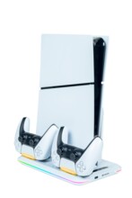  Зарядно и поставка Nacon за Playstation 5 Slim 808962 NC-PS5SCHARGESTANDFAN на топ цена - PIC.bg