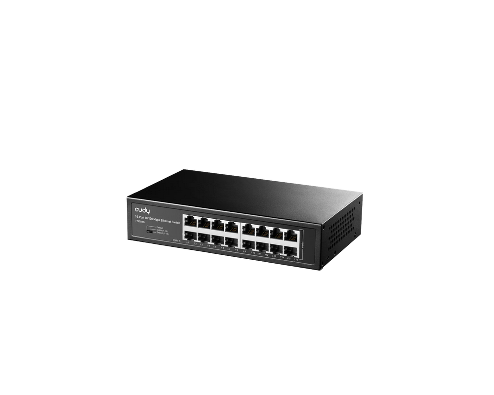 Switch (Комутатор) Суич Cudy FS1016, 16 портов, 10/100Mbps, Metal Switch 3