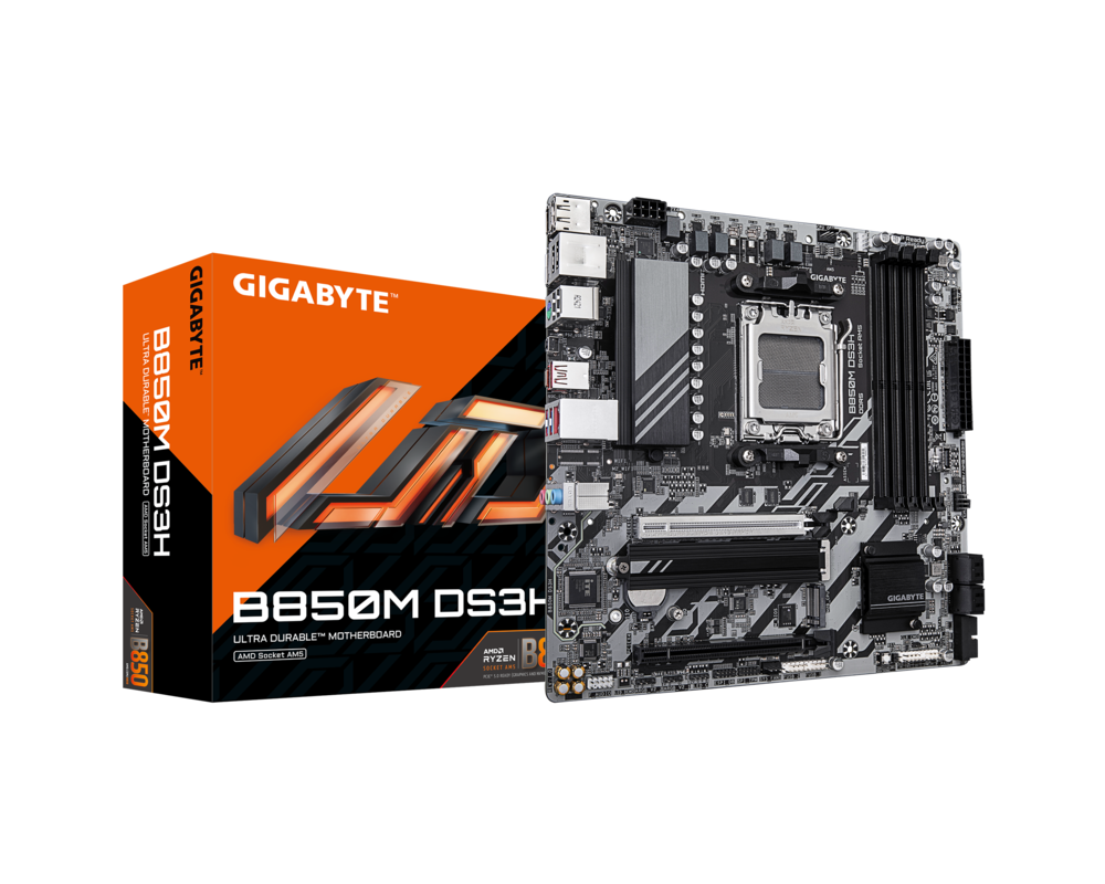 Дънна платка GIGABYTE B850M DS3H socket AM5 4
