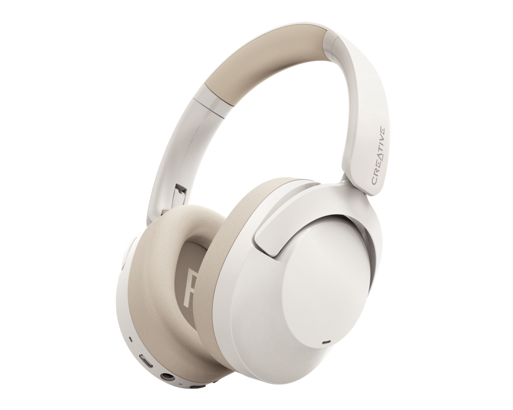Слушалки Безжични слушалки Creative Zen Hybrid 2 - Cream 2