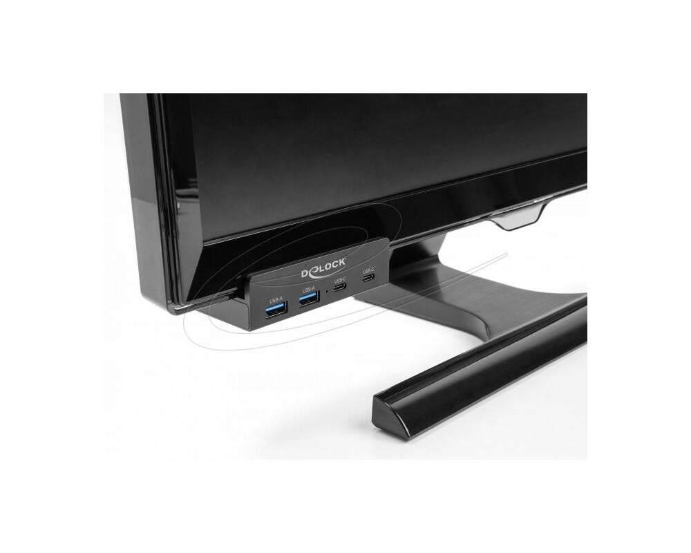 USB хъб Delock USB Хъб, 4 порта, 5 Gbps, 2 x USB-A, 2 x USB-C 4