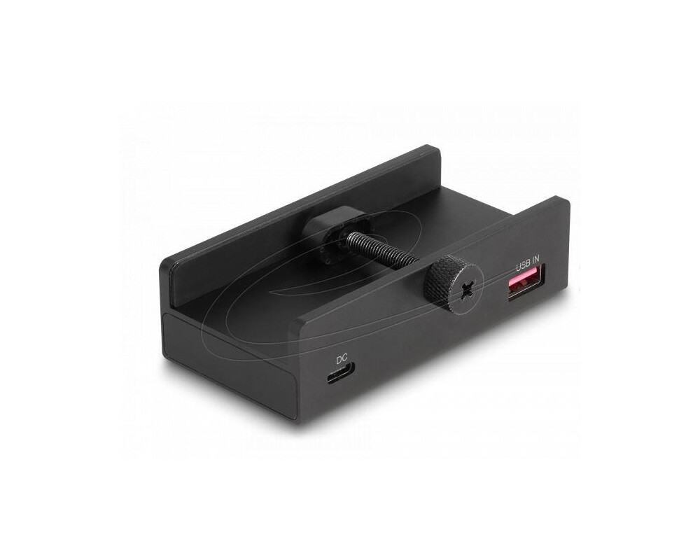 USB хъб Външен USB Хъб, 3-порта, 5 Gbps, 2 x USB-A, 1 x USB-C, четец на карти с 2 слота 2