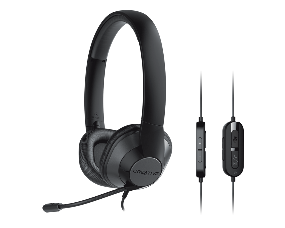Слушалки с микрофон Creative HS-720 V2 - USB 2
