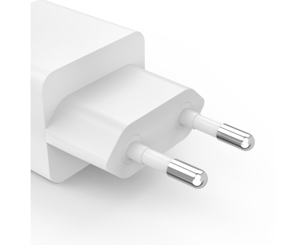 Зарядно HAMA Бързо мини Gan , 30 W, 1x USB-C, 1x USB-A, PD, бял 15