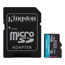  KINGSTON 64GB microSDXC Canvas Go Plus Gen4 200MB 812295 SDCG4/64GB на топ цена - PIC.bg