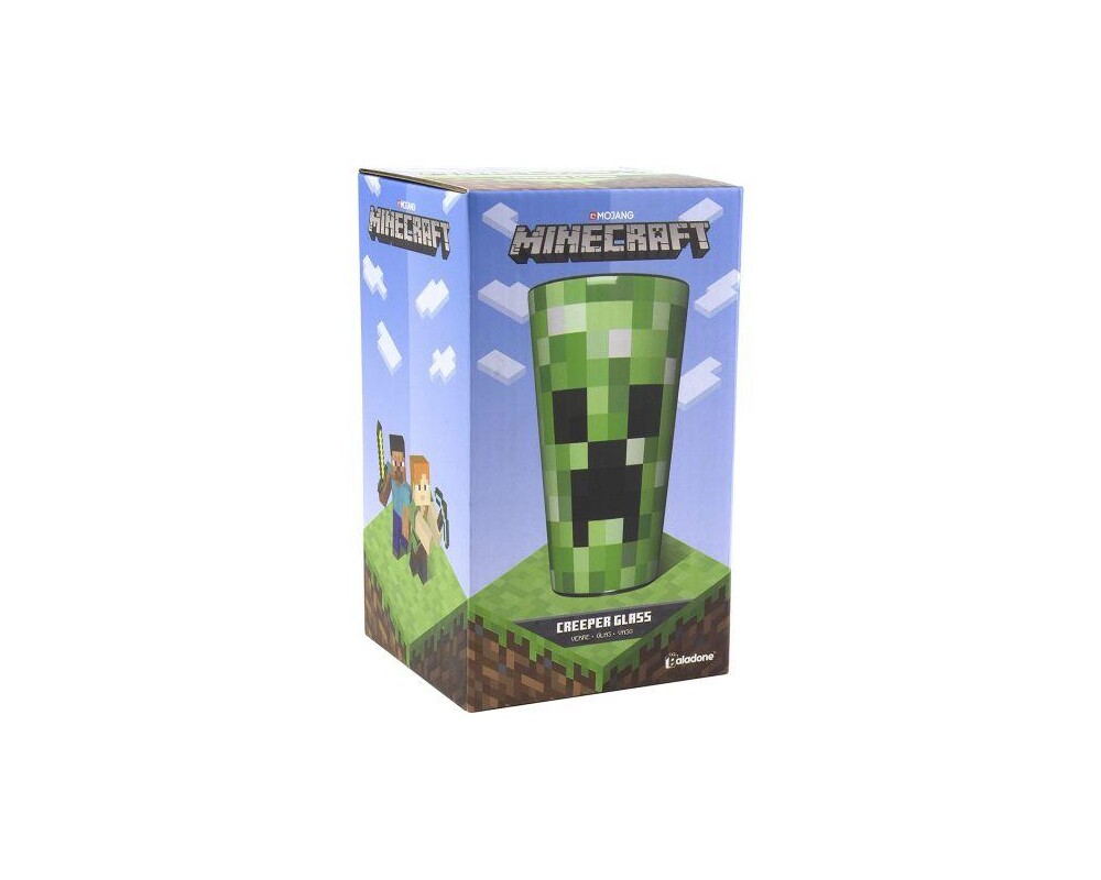 Аксесоар Чаша Paladone Minecraft Creeper Glass (400ml), PP6729MCFV2 2