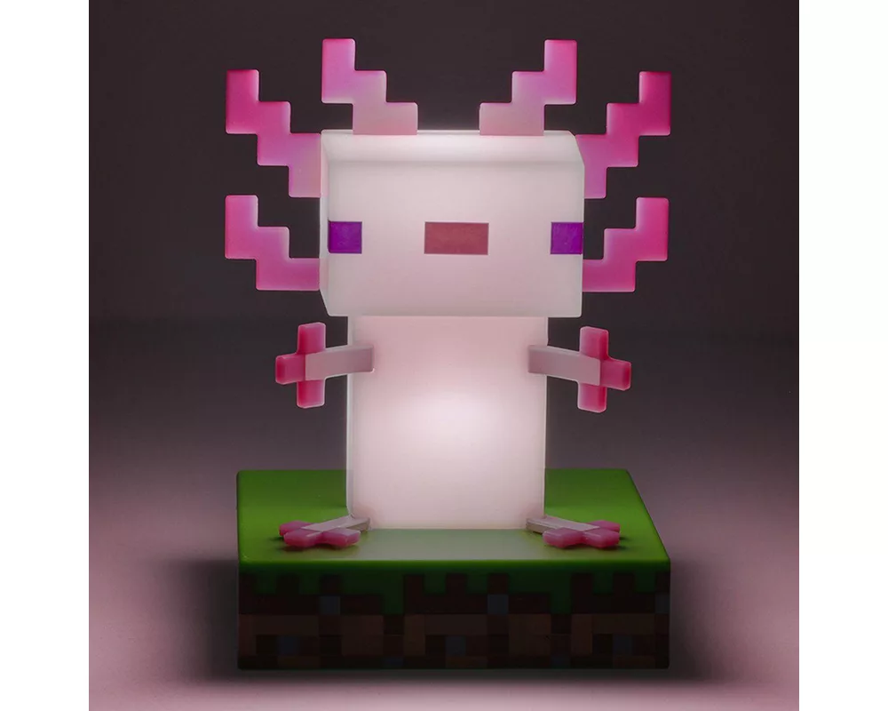 Фигурка Лампа Paladone Icons: Minecraft - Axolotl Light 4
