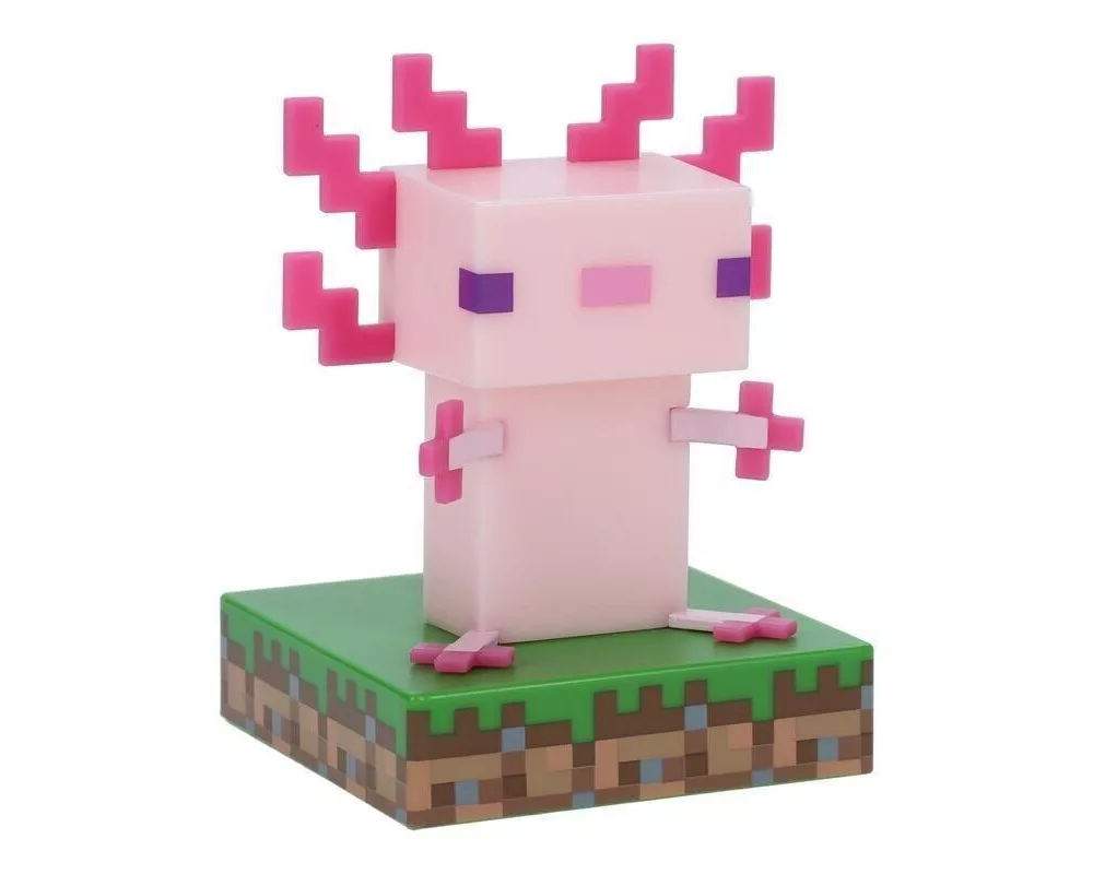 Фигурка Лампа Paladone Icons: Minecraft - Axolotl Light 3