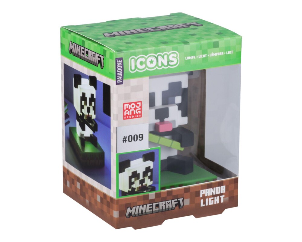 Аксесоар Лампа Paladone Icons  Minecraft - Panda Light, PP13276MCF 5