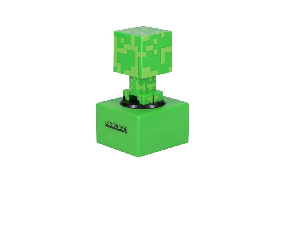 Аксесоар Часовник с аларма Paladone: Minecraft - Creeper Icon Alarm Clock, PP11369MCFV3 5