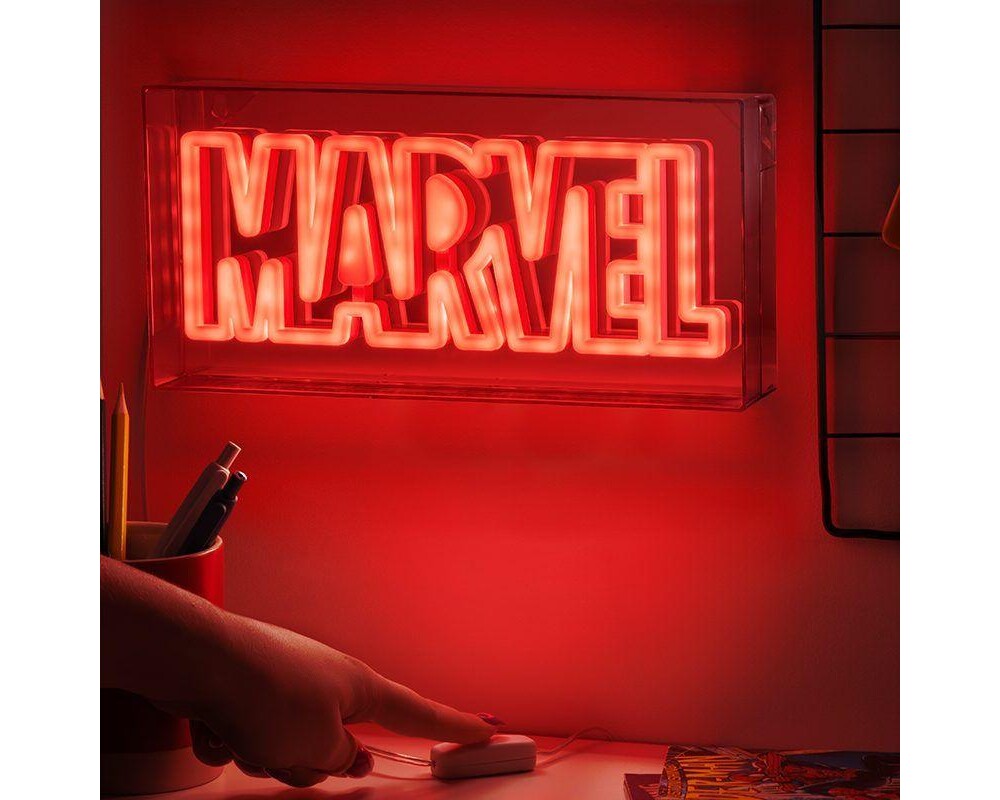 Аксесоар Лампа Paladone: Marvel - LED Neon Light, PP13125MC 3