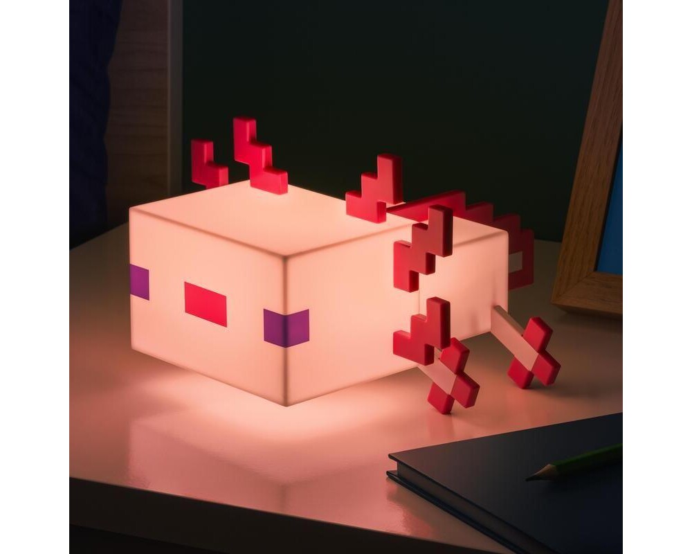 Аксесоар Лампа Paladone: Minecraft - Axolotl Light, PP11743MCFV2 5